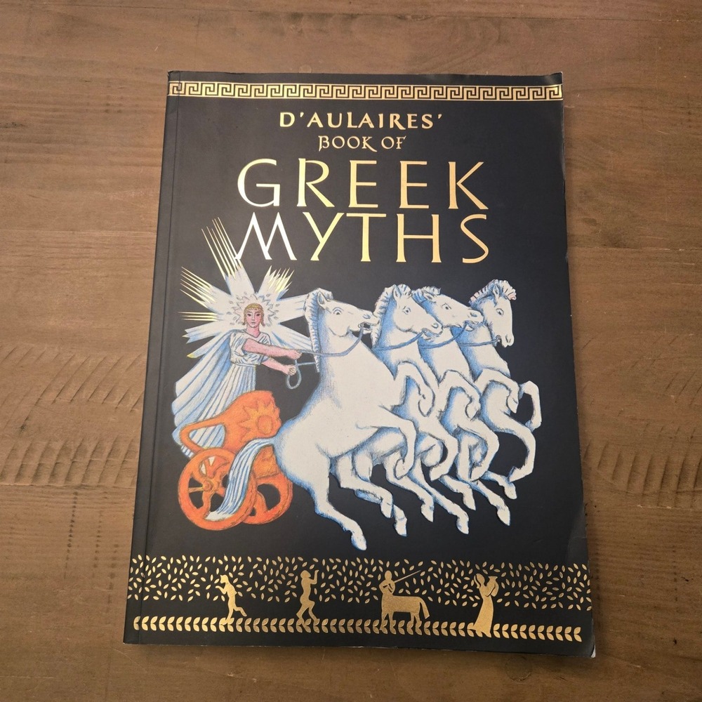 D'Aulaires' Book of Greek Myths Children Paperback Illustrated Classic Mythology